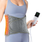Back Heating Support Belt Heated Waist Brace With Adjustable Temperature Warm Back Belt Abdomen Warmer Lumbar Support Pad Pi-Mart