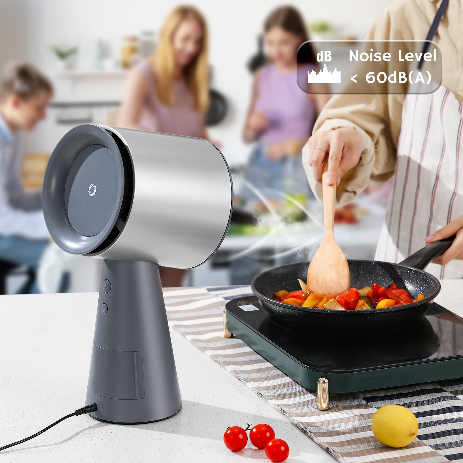 RH180 Portable Desktop Range Hood, Wired Powered Option - European version - SJB-DIAMOND ELITES