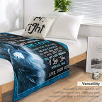 1pc Flannel Blanket, To My Husband From Wife Blanket, Soft Throw Blanket For Couch Bed Sofa And Travelling