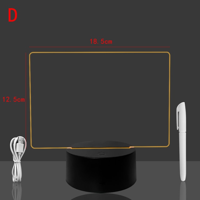 Board with Mark Pen Color Changing Lamp Pi-Mart