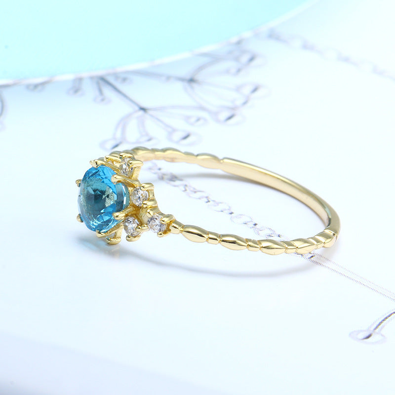 Women's Simple Retro Snowflake Ring Pi-Mart