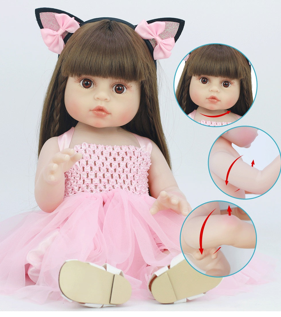 Multifunctional Reborn Doll Reborn Doll Simulation Vinyl Doll Pi-Mart