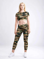 Short-Sleeve Crop Top - SJB-DIAMOND ELITES