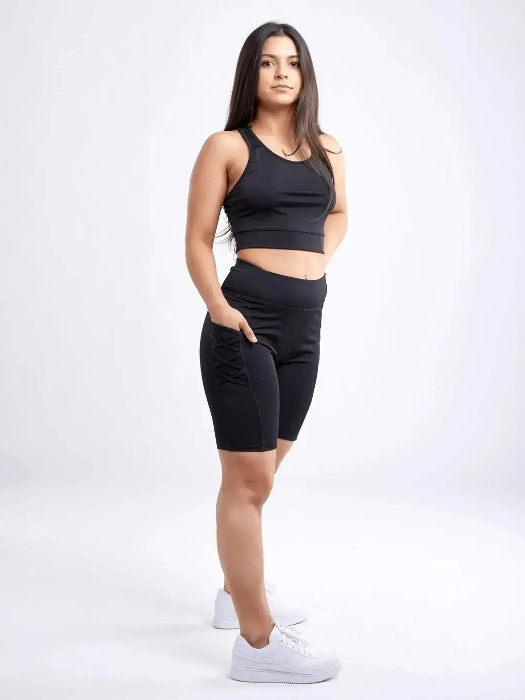 Racerback Training Crop Tank – Lightweight & Breathable for Workouts - SJB-DIAMOND ELITES