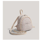 Mini retro floral small backpack, mini girl fashion backpack, small backpack purse for girls teens women - SJB-DIAMOND ELITES
