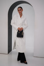 Pre-Order. Re-Stock Ships February 2026. Cambridge Comfort Wraparound Wool Cashmere Coat - SJB-DIAMOND ELITES