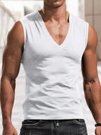 Men's Plus Size V-Neck Tank