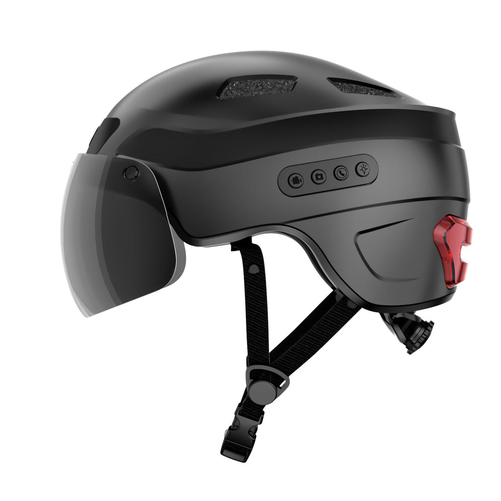Riding Helmet Camera With Bluetooth Turn Taillight Flashing Lootquake LLC