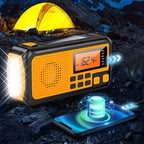 Solar Hand-powered Emergency Multifunctional Radio