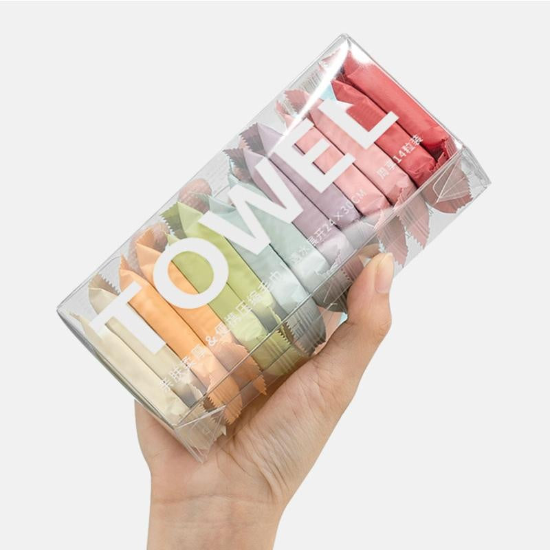 Compressed Towel Portable Pure Cotton Disposable Face Washing Pi-Mart
