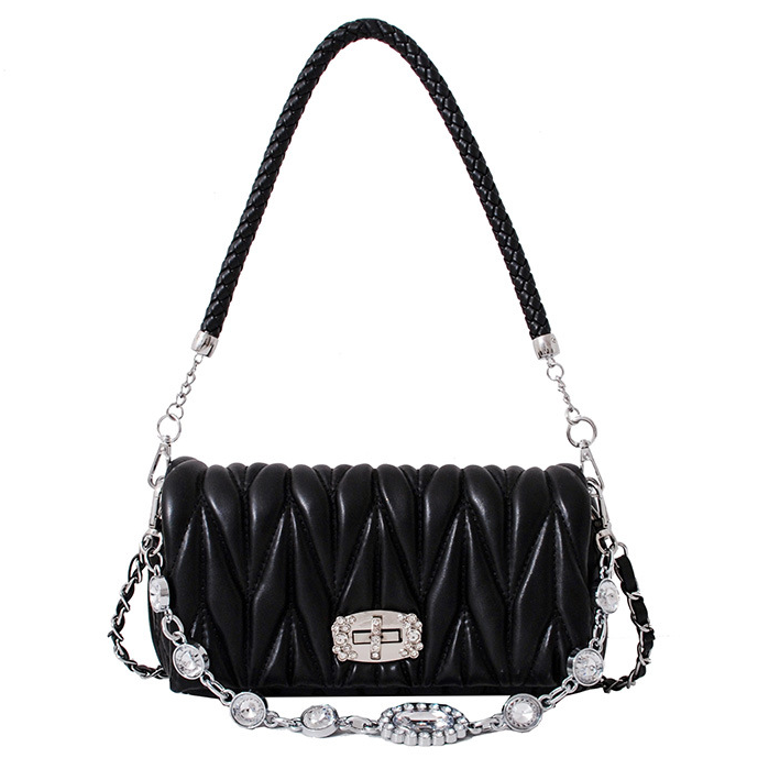 Women's Rhombus Diamond Chain Bag - Small Hobo Crossbody Shoulder Bag - SJB-DIAMOND ELITES