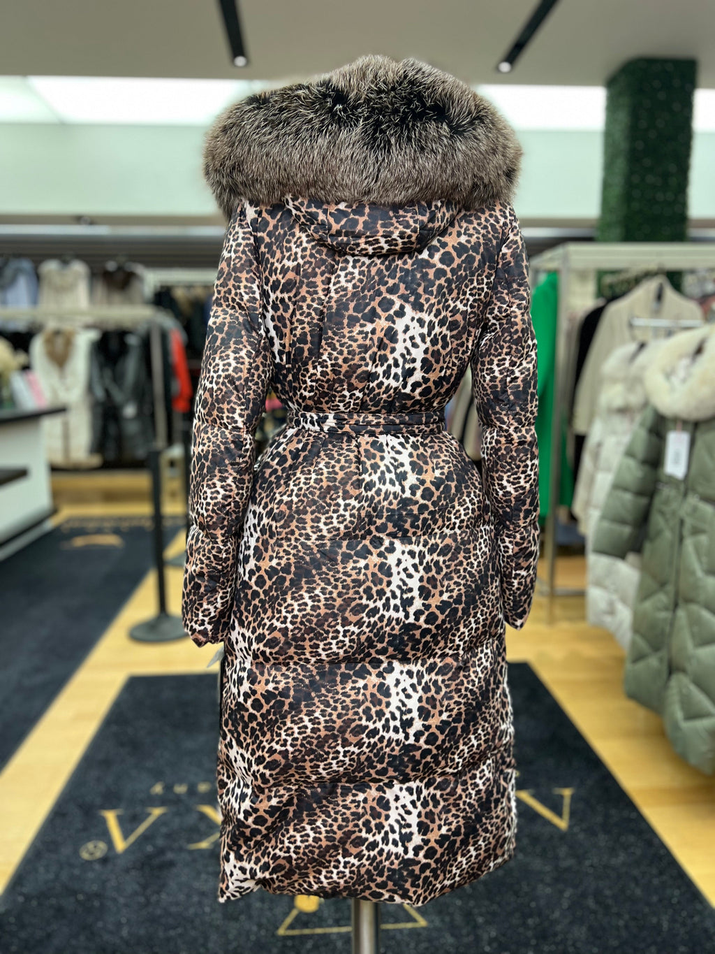 Genuine Silver Fox Down Insulated Parka - SJB-DIAMOND ELITES