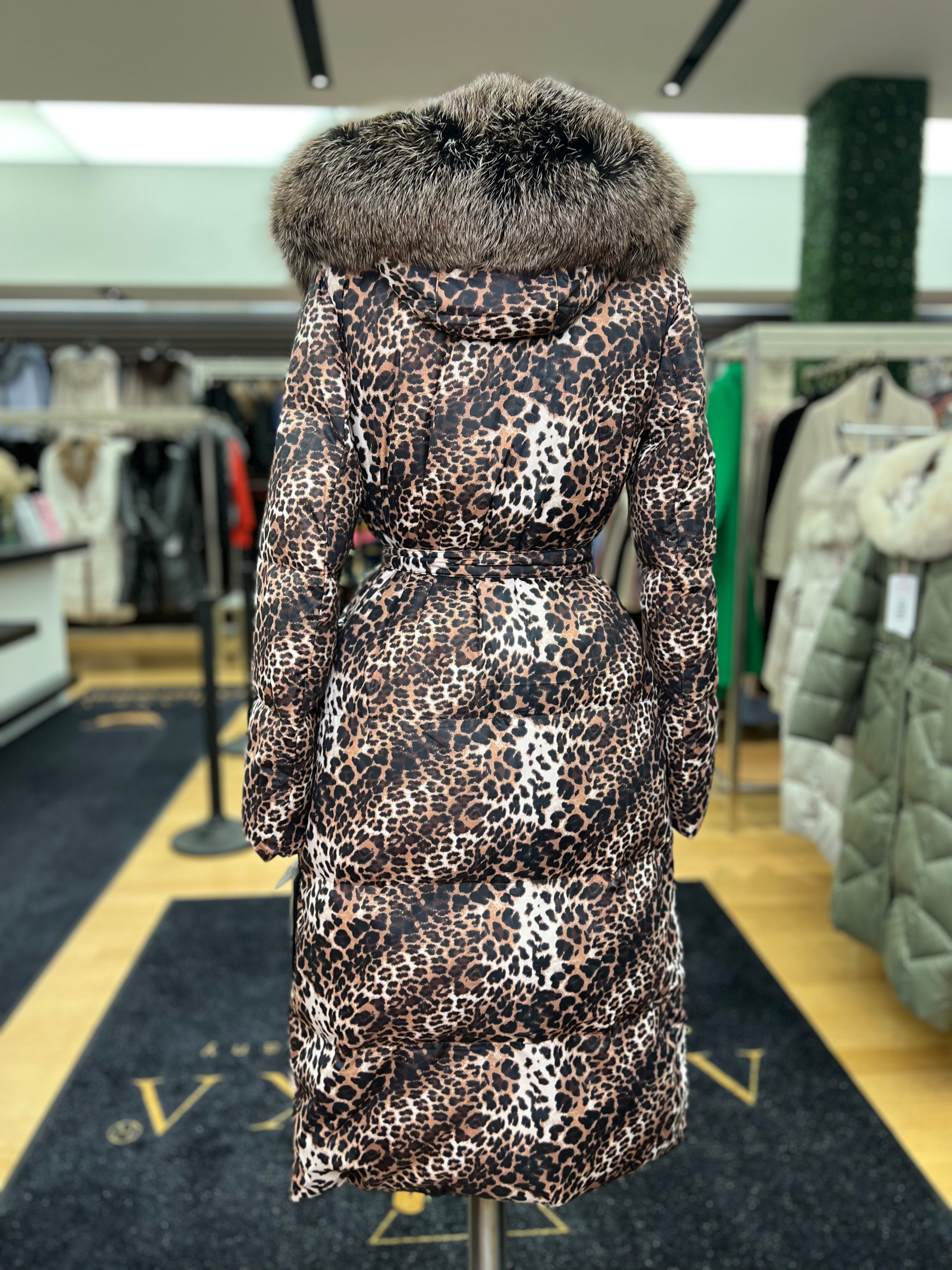 Genuine Silver Fox Down Insulated Parka - SJB-DIAMOND ELITES