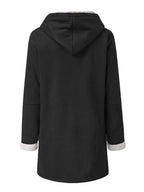 Full Size Pocketed Long Sleeve Hooded Toggle Jacket – Stylish & Functional Outerwear for Women Stevvex