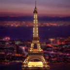 Rolife Night Of The Eiffel Tower Large Wooden Puzzle With 4 Light Shows For Gift Pi-Mart