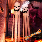 Halloween decorative hair dryer flag pendant ghost festival atmosphere luminous ghost hair dryer outdoor tree hanging supplies hanging ghost - SJB-DIAMOND ELITES