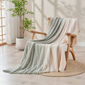 1pc Luxurious Black Bubble Textured Throw Blanket - Throws for Couch Cover Home Decor - Soft, Lightweight, Knitted, Tassel Trimmed, Perfect for Sofa, Bed, Office, Camping and Outdoor Use