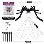 Halloween Spider Webs Decorations with Fake Spiders, Super Stretchy Cobwebs for Halloween decor Indoor and Outdoor - SJB-DIAMOND ELITES