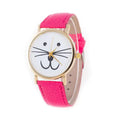 Mr. Whiskers Cat Watches 9 lives And 9 colors
