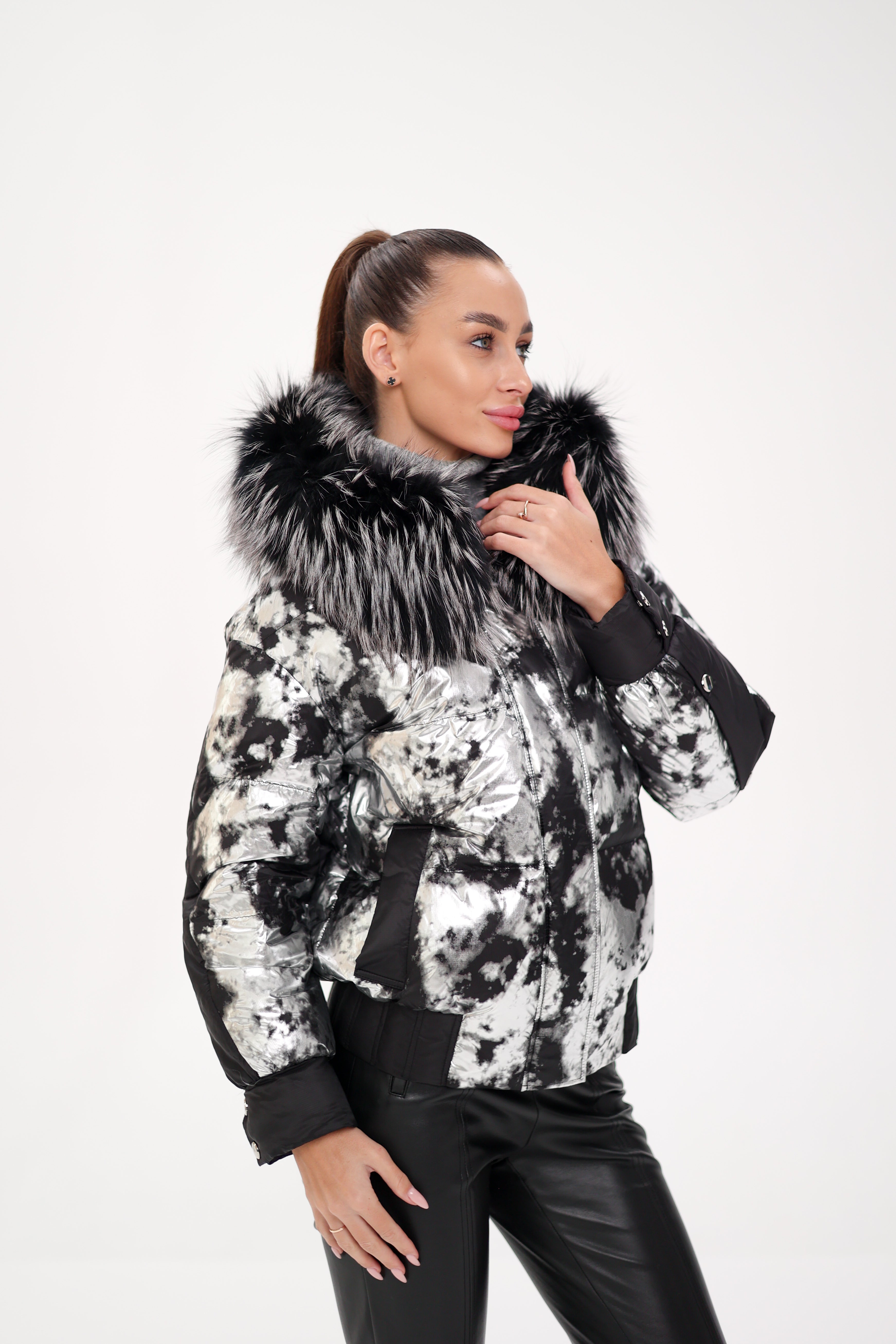 Glacier Fox Collar Down Fill Puffer - SJB-DIAMOND ELITES
