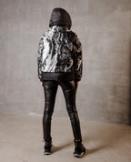 Marble Jacquard Down Fill Coat - SJB-DIAMOND ELITES