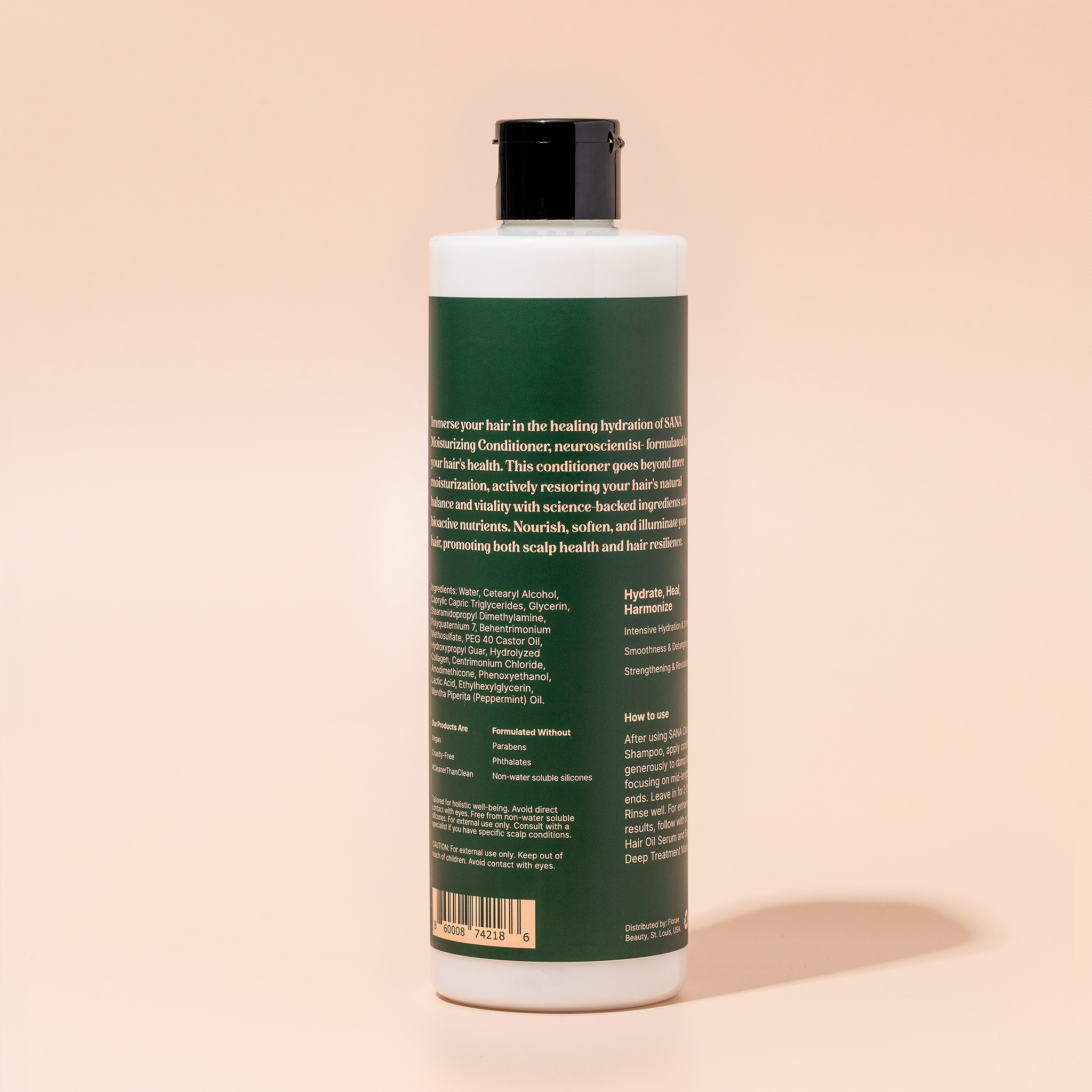 SANA Moisturizing Conditioner - Infused w/ Hydrolyzed Collagen Floraebeauty