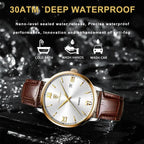 Leather Men Quartz Luxury Watches