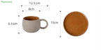 Coffee Mug with Saucer Ceramic Pi-Mart