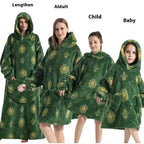 Lazy Blanket Hoodie Family Party Gift Pi-Mart
