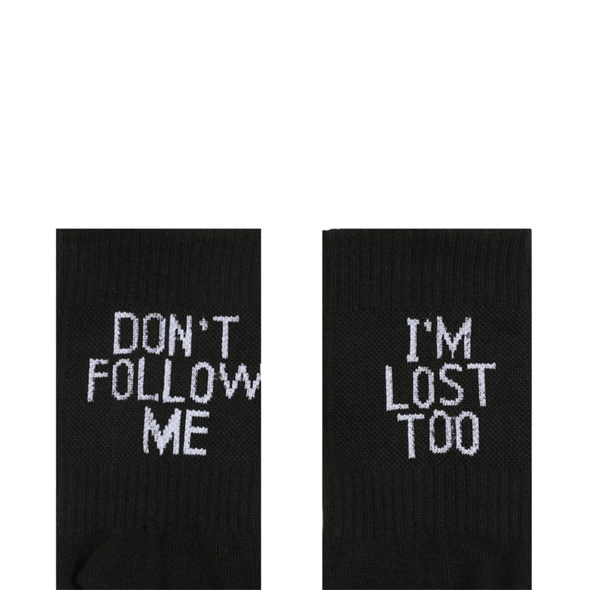 Explosive Socks DON`T FOLLOW ME I AM LOST TOO Pi-Mart