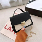 Retro Women's Handbags with Niche Contrast Design