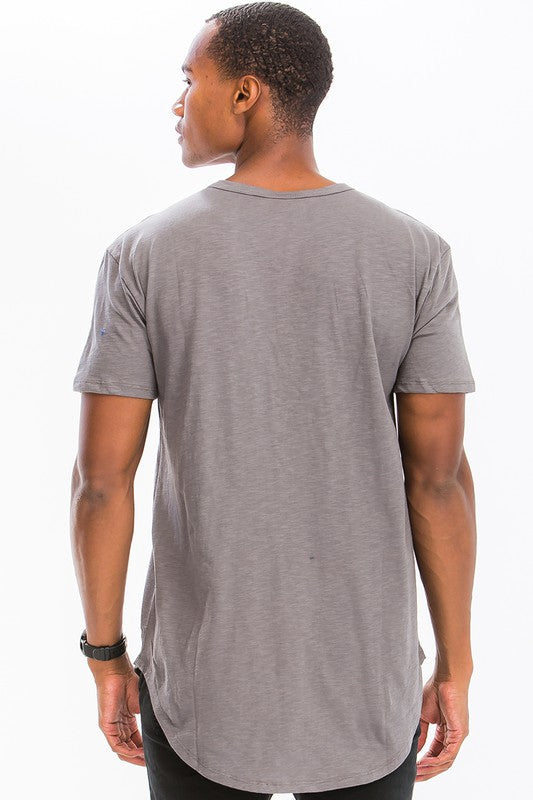 SHORT SLEEVE 4 BUTTON HENLEY SHIRT THRIXINE