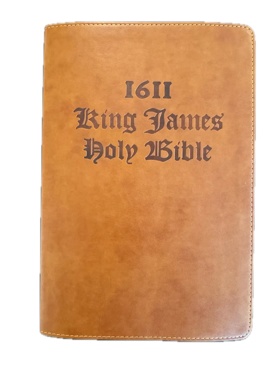 1611 King James Bible - Tan KingdomWear