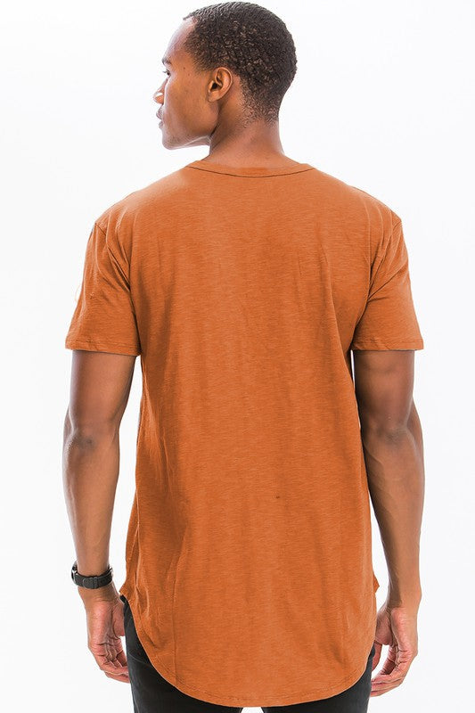 SHORT SLEEVE 4 BUTTON HENLEY SHIRT THRIXINE
