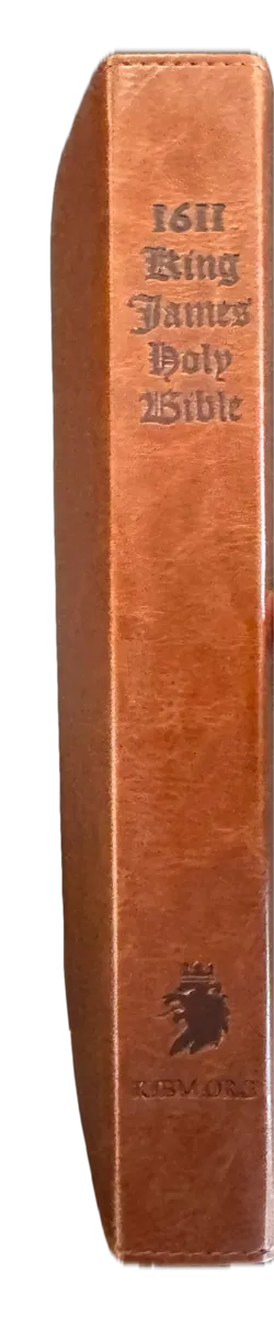 1611 King James Bible - Brown KingdomWear