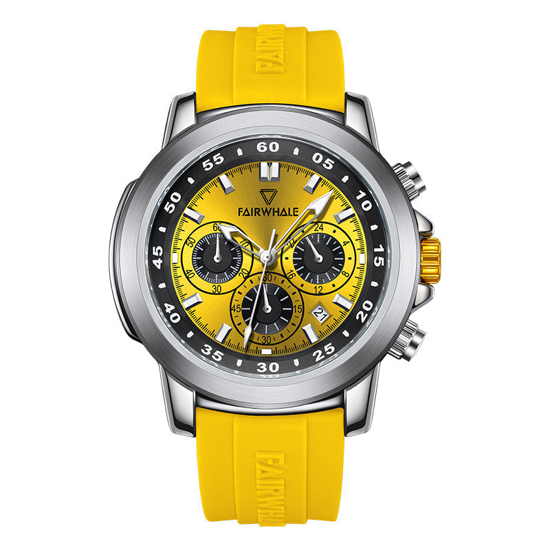 Three Eyes And Six Needles Multifunctional Daytona Watch Pi-Mart