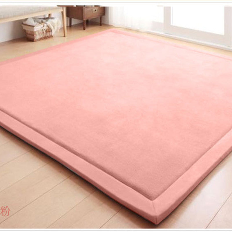 Thick Coral Velvet Carpet Tatami Crawling Non-slip Mat Pi-Mart