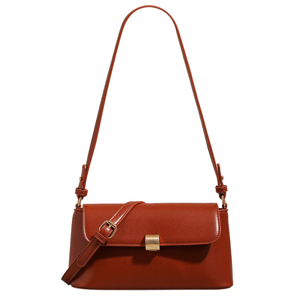 Retro red bag women, summer texture shoulder armpit bag, fashionable shoulder hobo bag small - SJB-DIAMOND ELITES