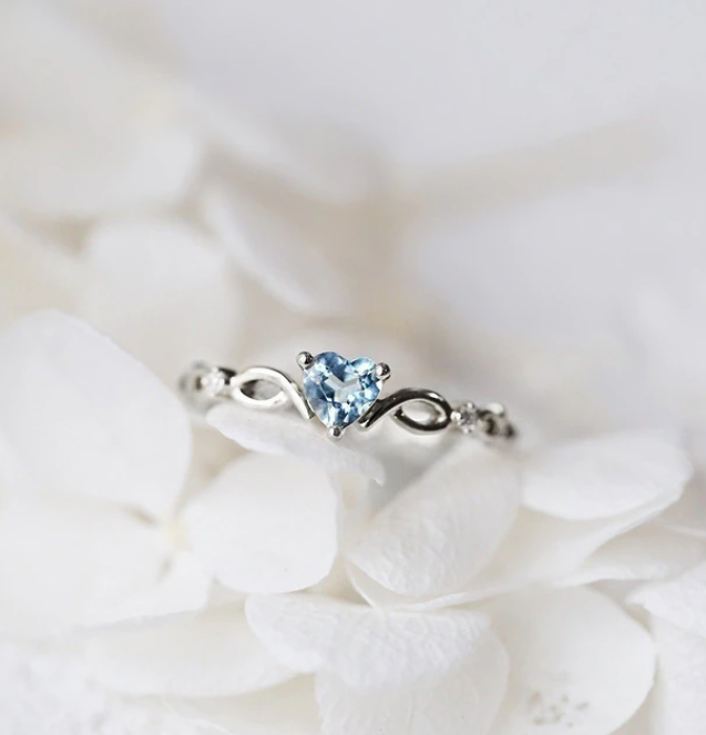 Huitan Simple Heart Ring - SJB-DIAMOND ELITES