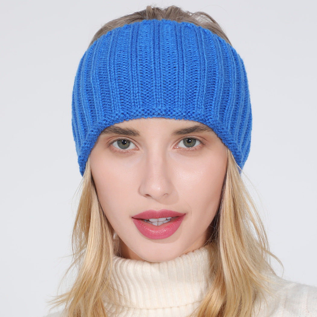 Knitted Hairband Ladies Air Top Ponytail Pi-Mart