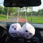Fuzzy Plush Dice Car Accessory - SJB-DIAMOND ELITES