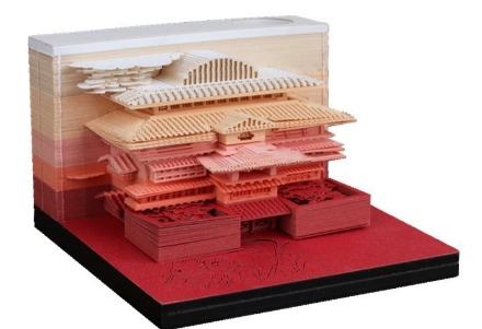 Tree House Paper Carving Notepad Creative Weekly Calendar Earth Calendar