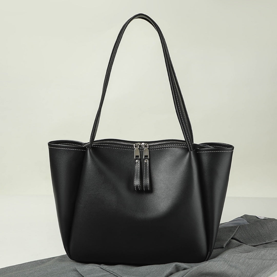 Elegant Large Tote Bag for Female - Handbag with Soft PU Material and Large Capacity for Everyday Style hobo