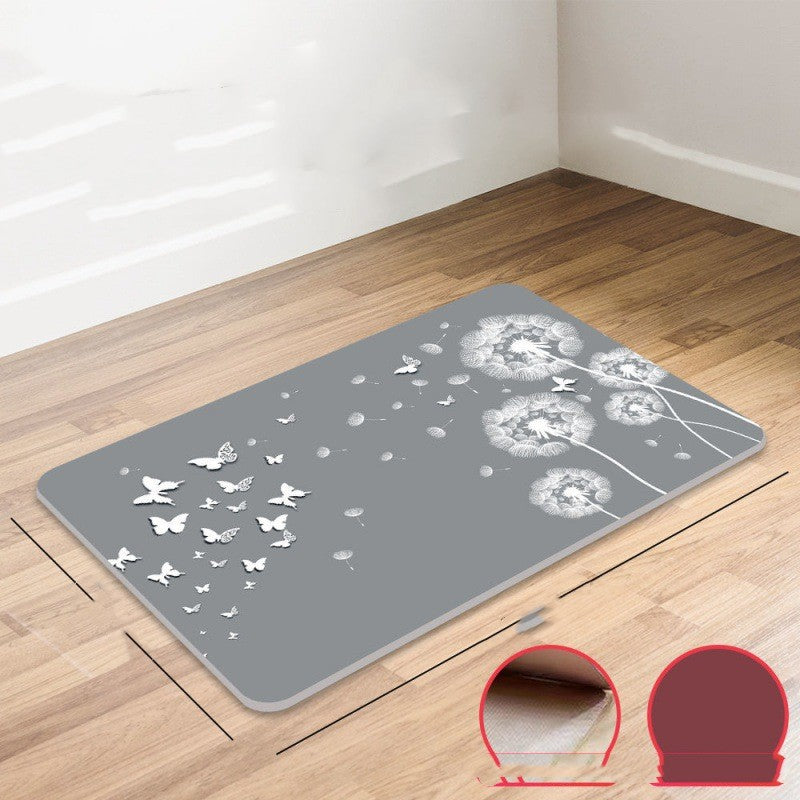 Absorbent Mat Diatom Mud Anti-slip Pi-Mart
