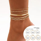 Sweet Cool Leisure Rhinestone Beach Anklet Foot Ornaments