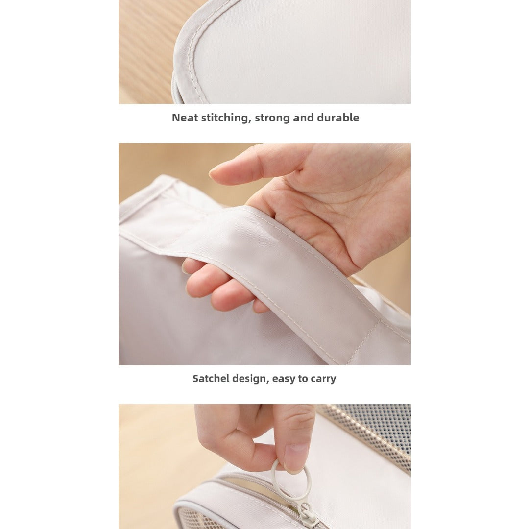 Travel Waterproof Makeup Portable Wash Bag, Large Capacity Makeup Bag Hook Bag, Toiletry Bag for travel - SJB-DIAMOND ELITES
