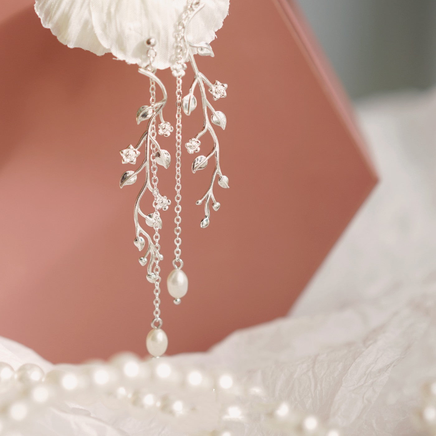 Design Sense Super Immortal Style Pearl Earrings