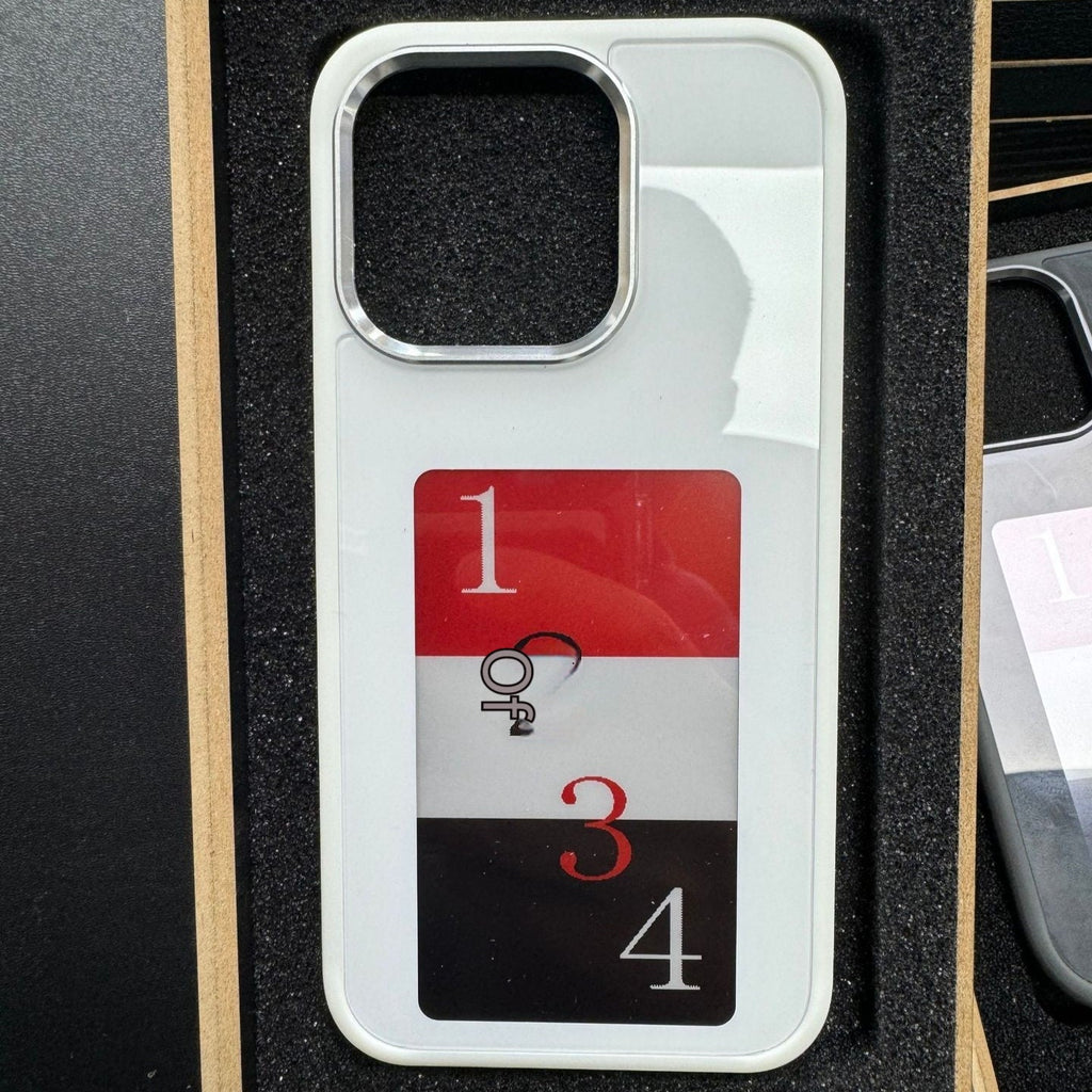 E-ink Screen Phone Case Unlimited Screen Projection Personalized Phone Cover Battery Free New Designer Luxury Phone Case Pi-Mart