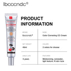 Moisturizing Correcting CC Cream Waterproof Anti-sweat Makeup Before Concealer Lasting Women Makeup Protect Skin Erborian Make Lootquake LLC