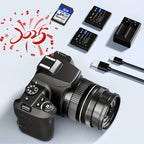 KOMERY W2 Digital Camera, Featuring A 64MP Camera with 10x Optical Zoom And Autofocus, Suitable for Photography And Video, Ideal for YouTube 4K Video Blogging, Comes with Flash, WiFi Connectivity, 64GB SD Card, 2 Rechargeable Lootquake LLC